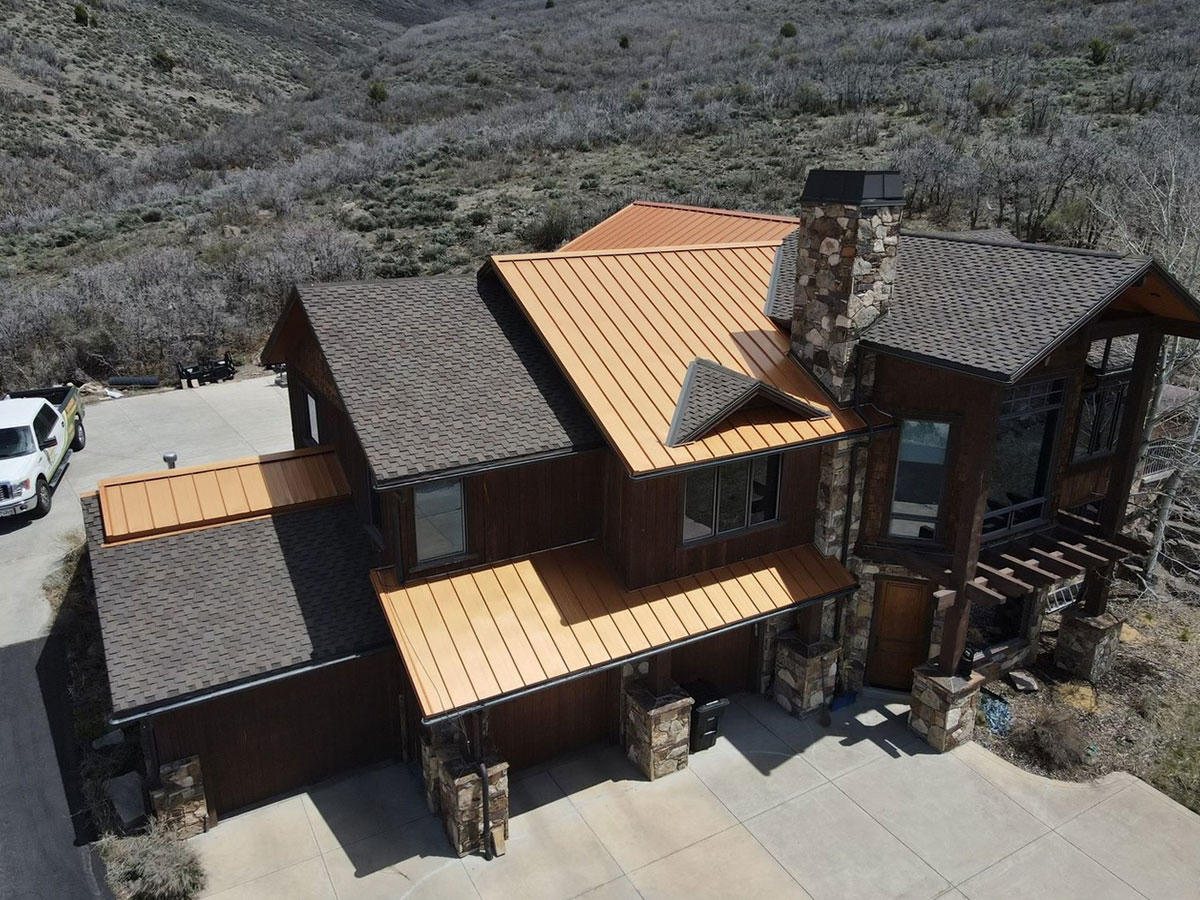 Metal & shingle